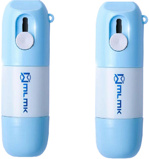 루아르모 택배 송장 지우개 + 커터 2in1 개인정보 보호 지우개 세트, 1개, 블루