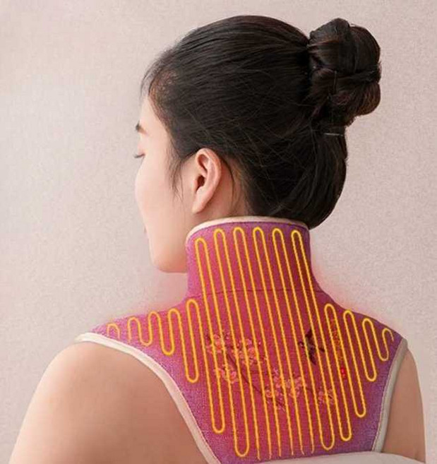 (E.egg) 목디스크찜질 물리치료 충전식 찜질기 목디스크, 220V 앰버브라운