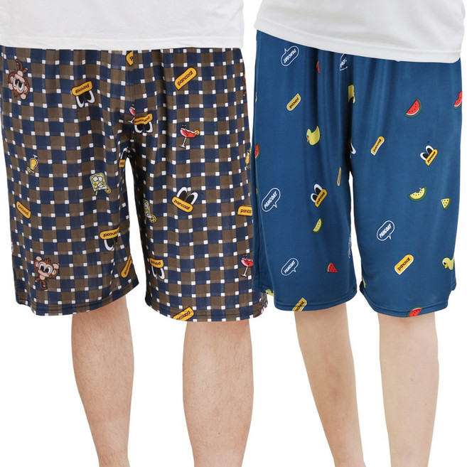 펜콧_냉감 5부 파자마 바지 2P