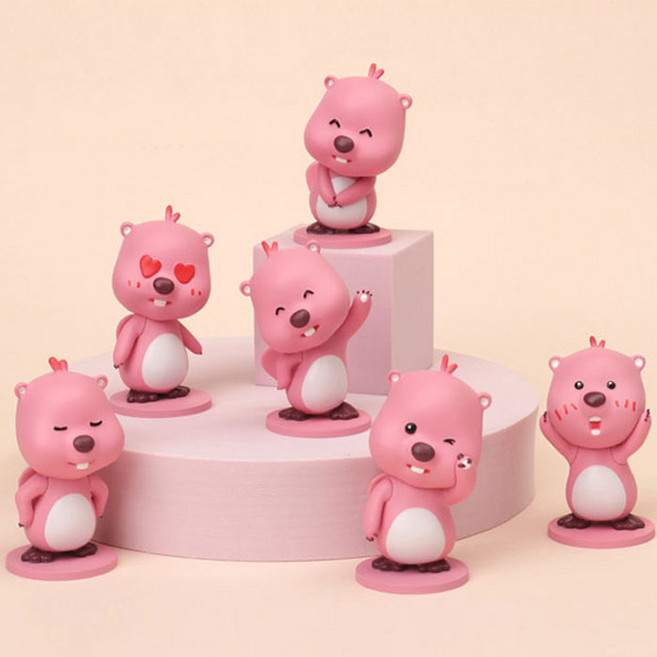 잔망루피 피규어 시즌2 캐릭터 가챠 6종세트, 1세트