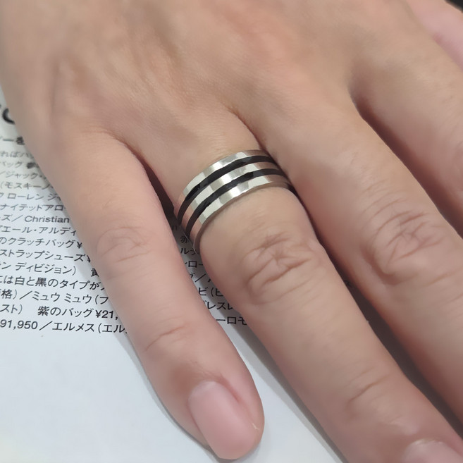 [골드러쉬] R213 반지 남녀공용 커플링 스틸반지 남자패션링