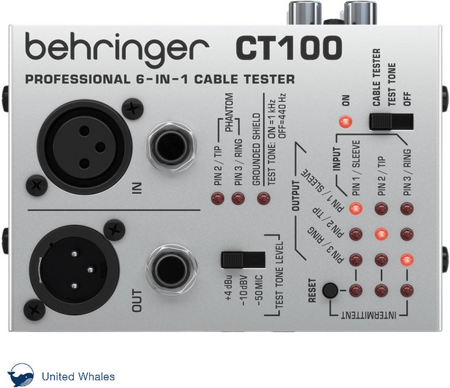 베링거 케이블 테스터기 연속 체크 수시 컨택트 추적 가능 테스터기 CT100