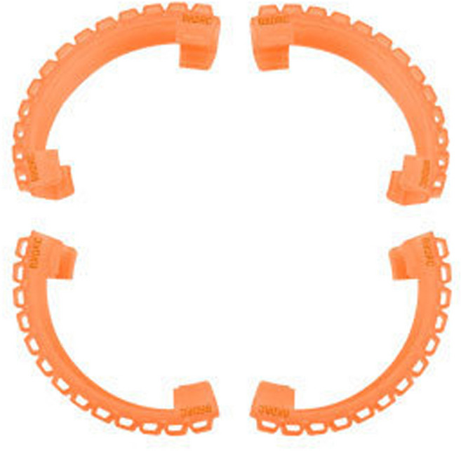 DJI 아바타 드론 전용 범퍼 충돌 방지 링 프로펠러 가드 초경량 기체 보호 안전 비행 액세서리, 1개, (아바타) 보호가드(오렌지)