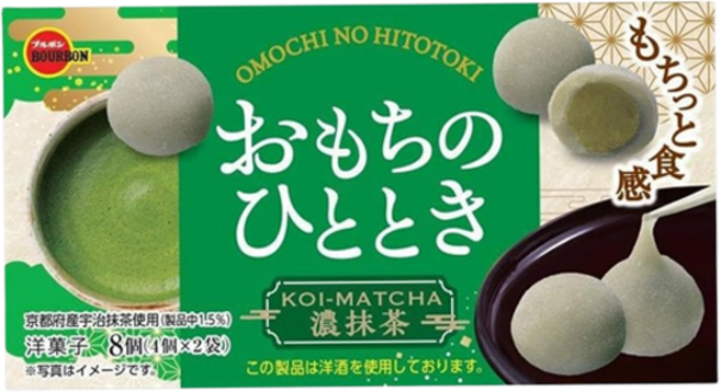 [부르봉] 오모찌노 히토토키 진한 말차, 87g, 6개