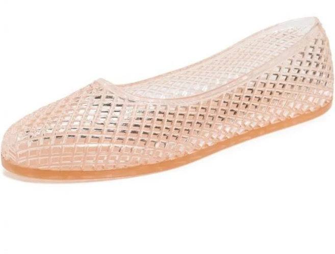 여성 IRO 젤리 플랫, 8, Nude, 1개 - 쿠팡