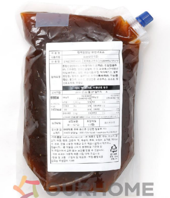 아워홈 유린기소스, 1개, 2kg