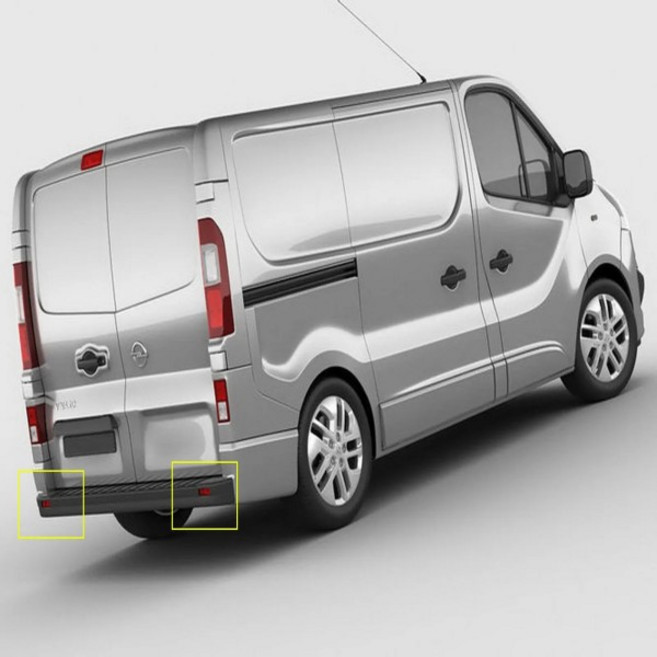 ANGRONG 2x LED 리어 범퍼 리플렉터 테일 스톱 브레이크 라이트 램프 (르노 트래픽 마스터 오펠 복스홀 비