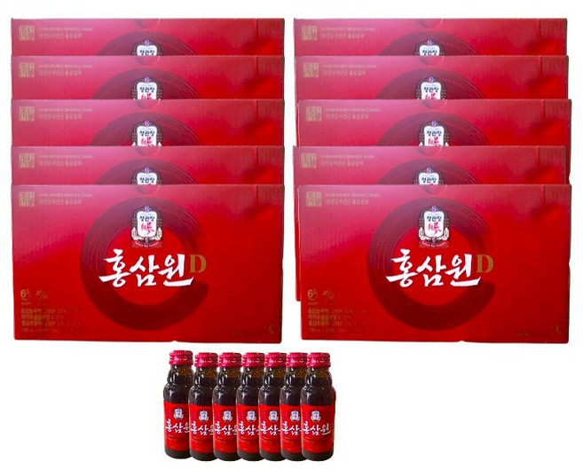 정관장 홍삼원 골드, 100ml, 100개
