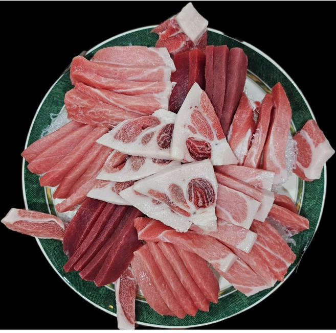 집에서먹는 오마카세 가성비끝판왕 참치회모듬세트 참치뱃살300g+속살300g+눈다랑어뱃살200g+황새치뱃살150g구성