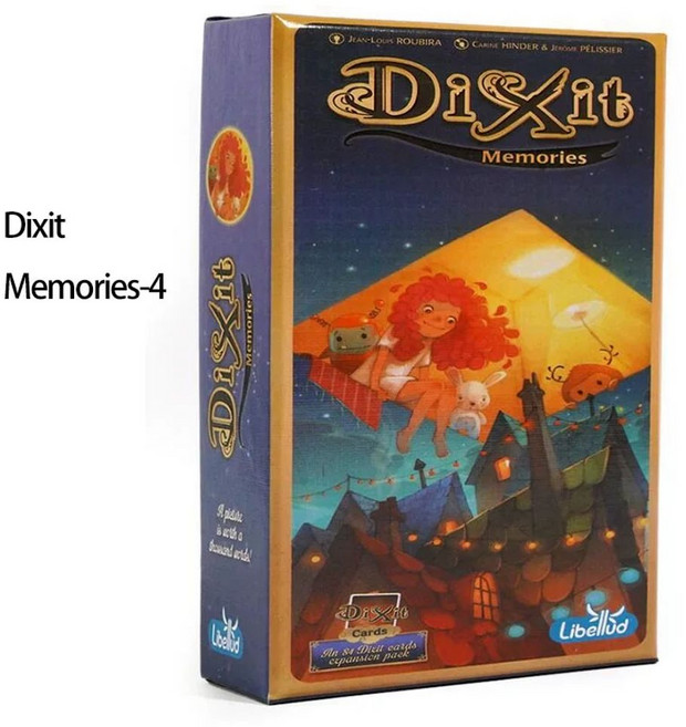 딕싯 보드게임 하모니 기본(38인용)2x8 그림카드 방과후 초등 카드+카드 중학교 홀더, E. Memories4, 1개