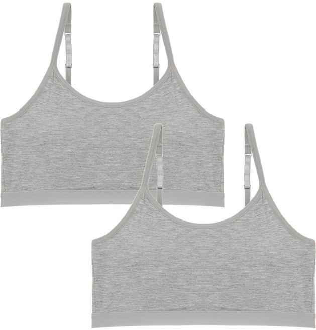 엘라운지 주니어 소프트 모달 일체형 브라탑 2매세트