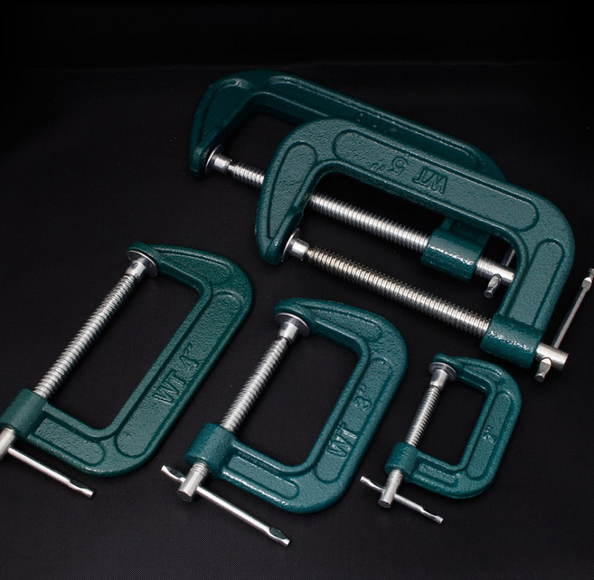 ITL 만력기 고정 바이스 목공 철공용 홀딩 집게 g형 C형 클램프