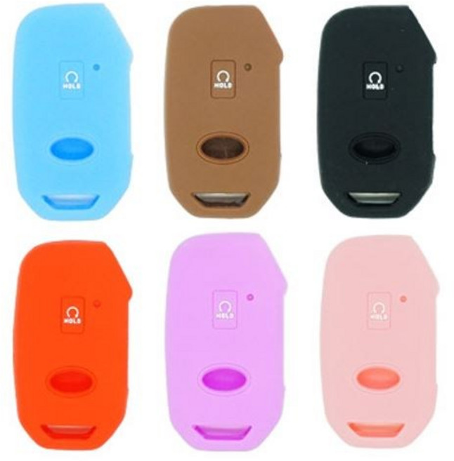 실리콘 자동차 키 케이스 키홀더 키 커버, 15.K-5, 핑크