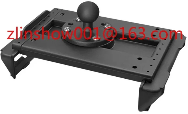 산업용 태블릿 스탠드 360도 회전 트럭용 범용 태블릿 거치대, 01 Black