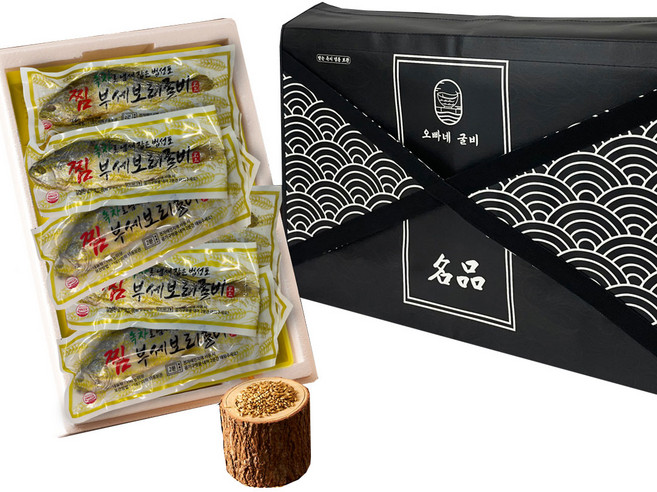 오빠네굴비 법성포 영광 녹차 찐 보리 굴비 선물 세트 5마리, 1개, 1050g