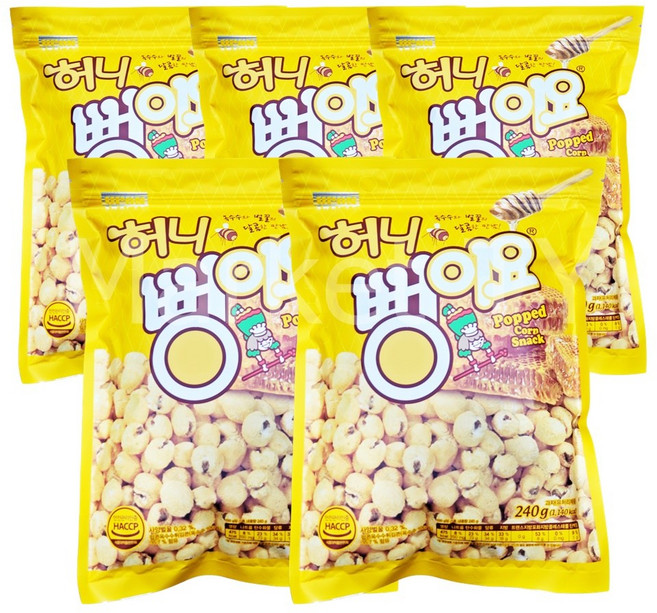 허니 뻥이요, 240g, 5개