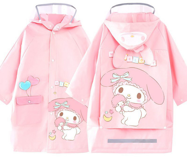 GOYES 산리오 캐릭터 우비 초등학생 전신 우비 어린이비옷