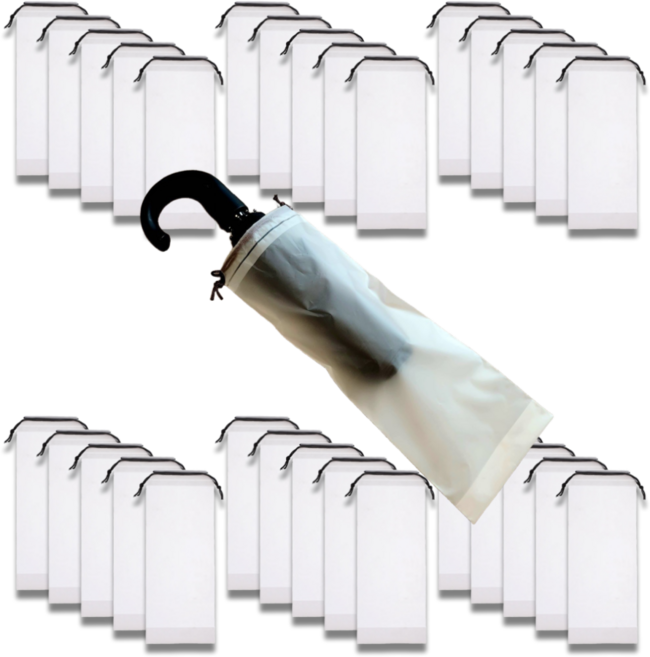 더블트리 다회용 3단 우산 방수커버, 30개