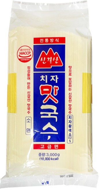 신갈산 치자 맛국수 3kg 소면 국수면 대용량 잔치국수, 1개