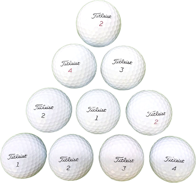 [캐디픽] 타이틀리스트로스트볼 v1 v1x 혼합 A+ ~ S급 혼합 타이틀 골프공 10알 재생볼 아님, 타이틀리스트 로스트볼 화이트, 1개, 10개입