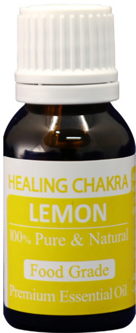 (식용향료) 힐링차크라 LEMON(레몬)(15ml) _ 프리미엄 천연오일 상쾌한 향기로 힐링!, 15ml, 1개