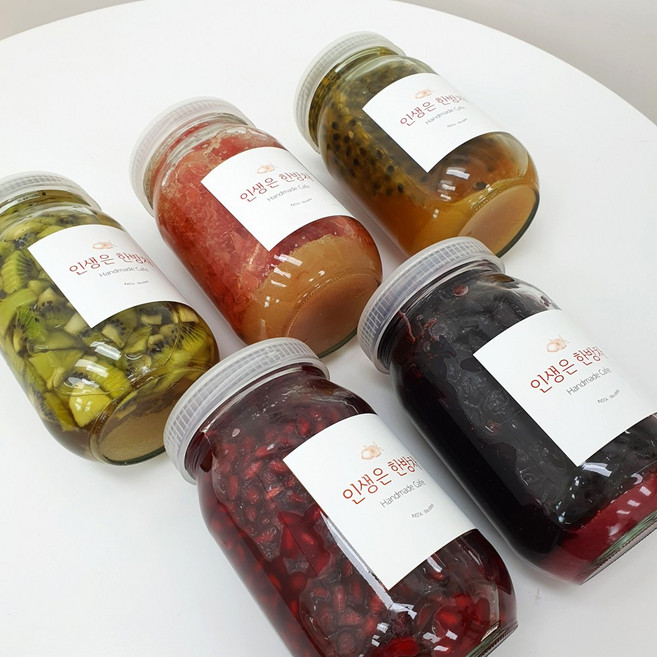 수제 과일청 500g 수제청 답례품 선물세트 수제과일청 과일수제청, 1개, 키위청