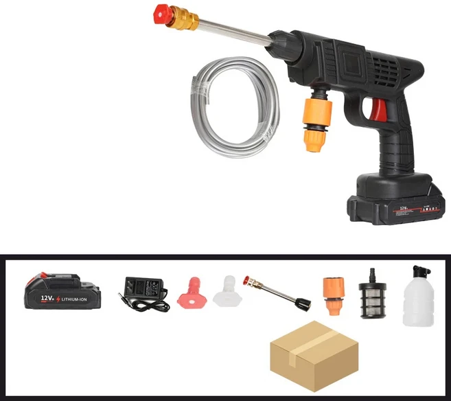 세탁기 충전식 세차 12V24V48V 배터리 용 무선 거품, 02 12V Batteries Sets