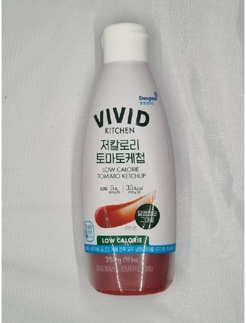 비비드키친 저칼로리 토마토케찹, 1개, 280g