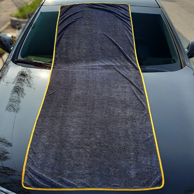 디아망나인 초대형 트위스트 드라잉타월 200x72cm 1매, 그레이, 1개