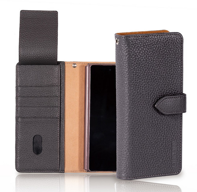 루스톤 밀라노 토고 갤럭시 Z폴드 월렛 WALLET 카드 수납 지갑 가죽 케이스