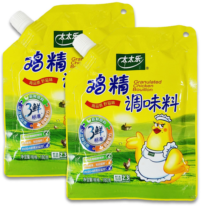 터보마켓 중국식품 태태락 지징 닭고기 다시다 찌징 치킨파우더, 2개, 180g