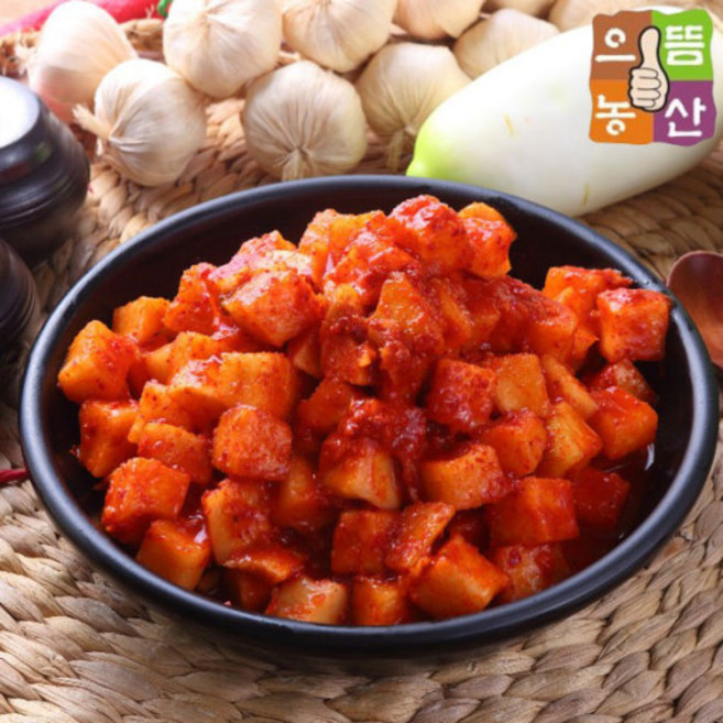 으뜸농산 국내산 깍두기, 1kg, 1개