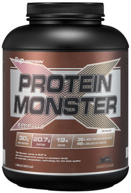 BUP 프로틴몬스터 초코맛, 1개, 2kg