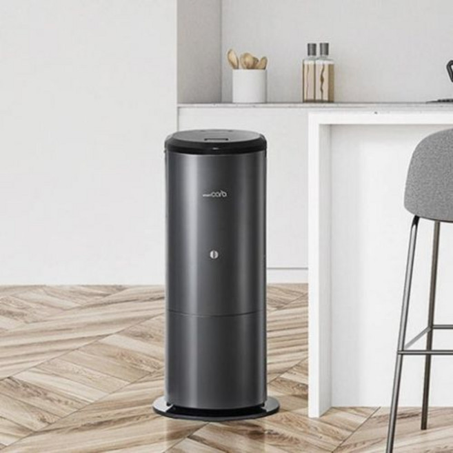 스마트카라 분쇄 건조 대용량 음식물처리기 5리터 PCS-500D (스토리지 내장형), 차콜 그레이