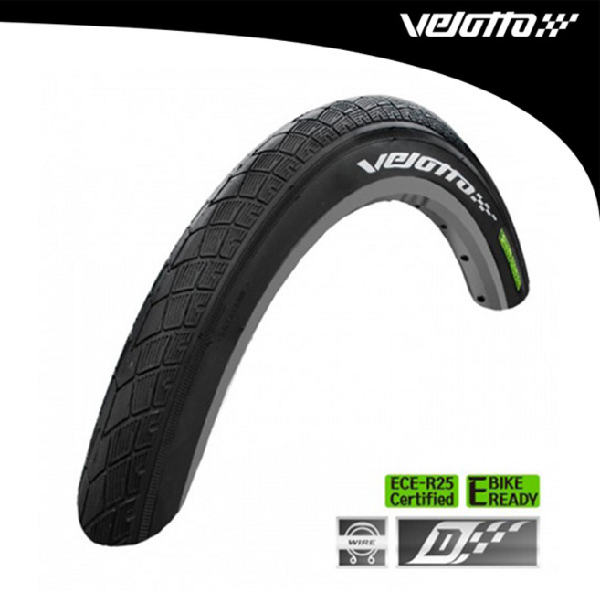 벨로또 E-BIKE 20x2.15 클린처 전기자전거 타이어, 1개