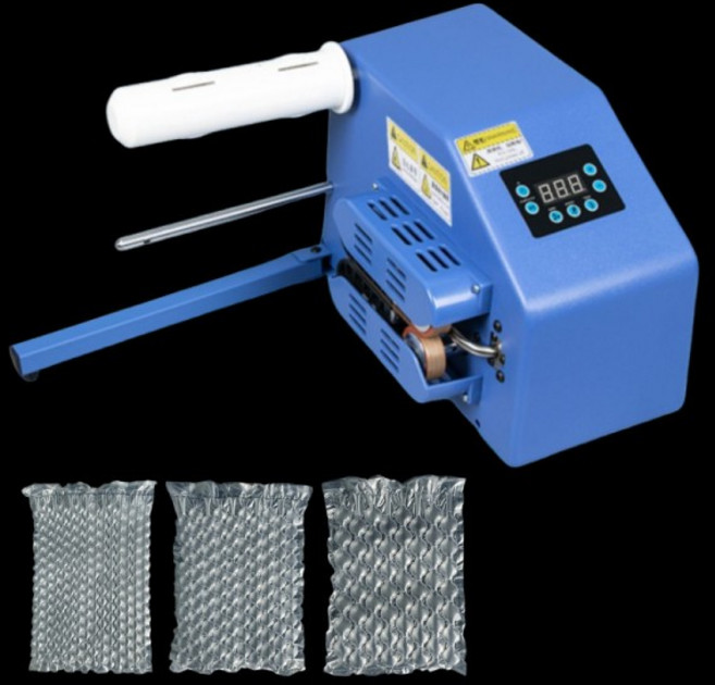 C15L 자동 에어 쿠션 기계 110-220V 휴대용 포장 풍선 조롱박 필름 버블 백 팽창기