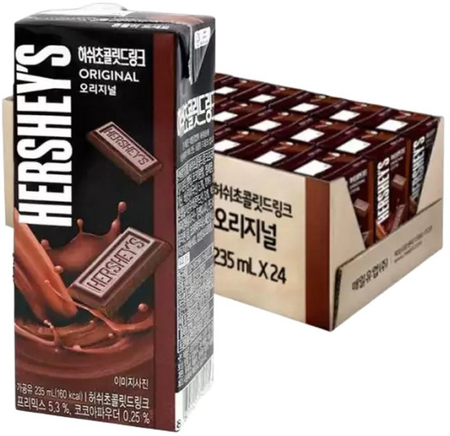 허쉬 초콜릿 드링크 235ml 24개