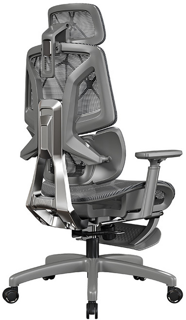 Xpanse人體工學辦公椅 透氣網布 多功能調節, X999Pro 鈦金灰 坐墊椅背多檔調節