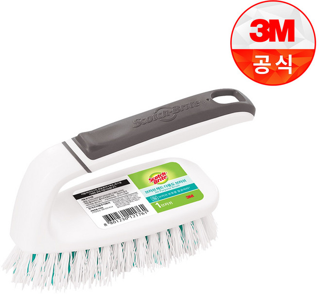 3M 다용도 브러쉬 욕실청소솔 청소바닥솔 화장실브러쉬 1761, 1개