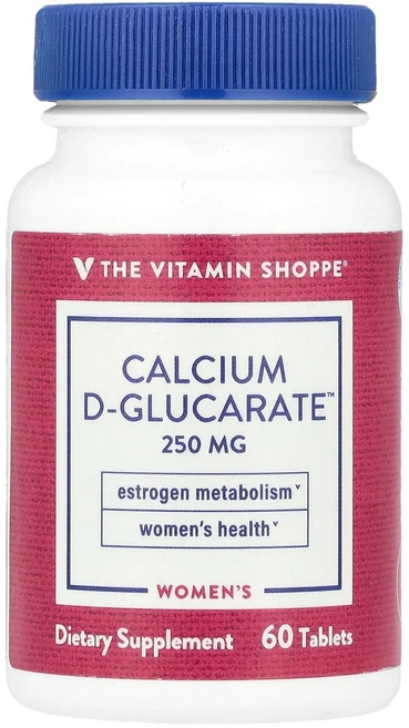 The Vitamin Shoppe Women's Calcium D-Glucarate™ 250 mg 60 Tablets, The Vitamin Shoppe, Women's Ca, 1개, 60정 - 쿠팡