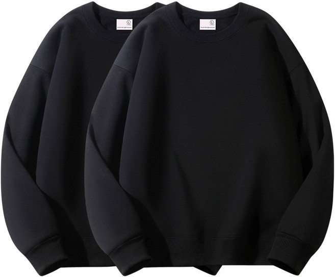 JBOOM 데일리 무지 맨투맨 1+1 티셔츠 긴팔 단체티 커플티