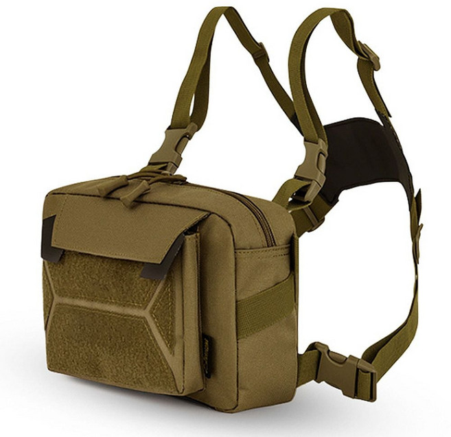 남성 운동 체스트백 아웃도어 밀리터리 가슴가방 hes+7104Wp