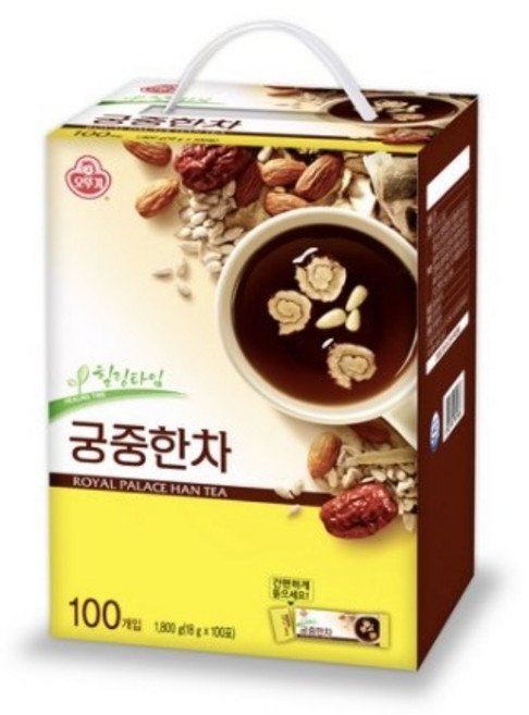 Pack_오뚜기 궁중한차, 18g, 100개입, 3개