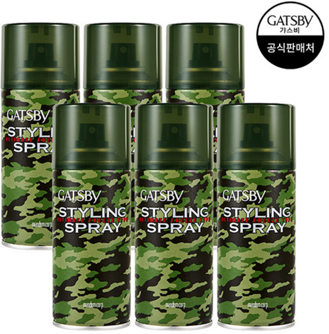 갸스비 왁스 킵 스프레이 울티메이트 프리즈, 183ml, 6개