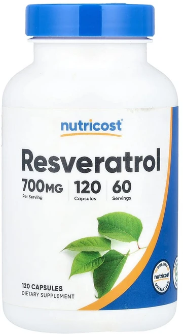 뉴트리코스트 레스베라트롤 700mg 캡슐, 120정, 1개 - 쿠팡