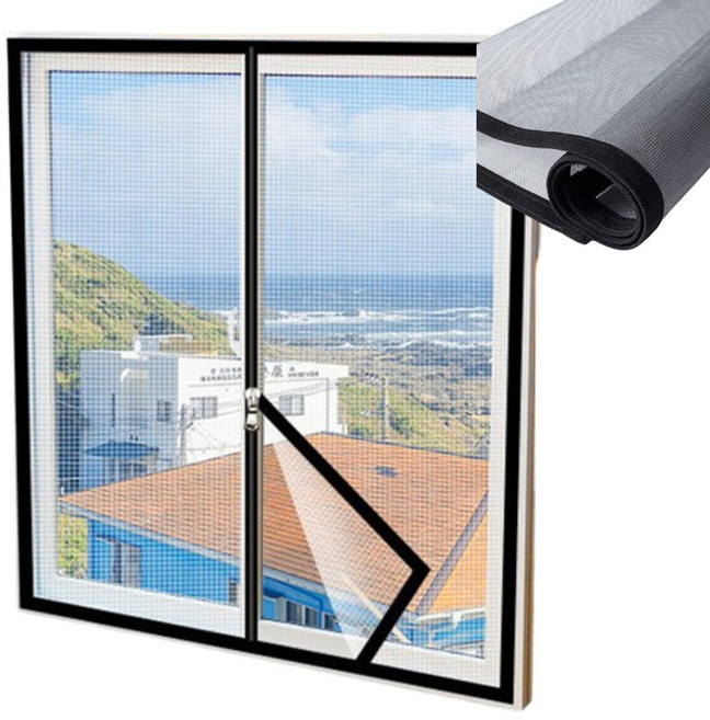 서희물류 지퍼형 간편설치 방충망 창문형 모기차단 120x150cm 여름용 전원주택, 1개