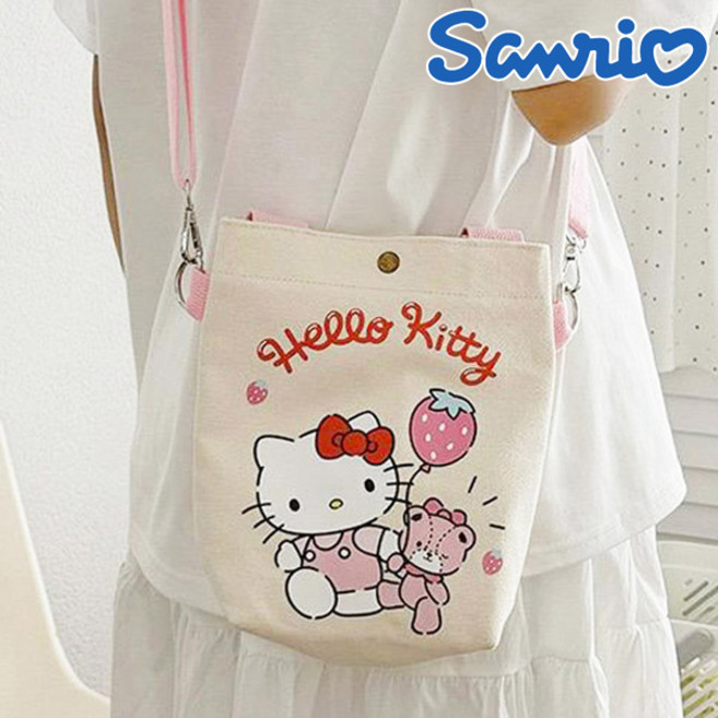 휴대성이 좋은 헬로키티 손가방 미니 에코백 크로스 가방