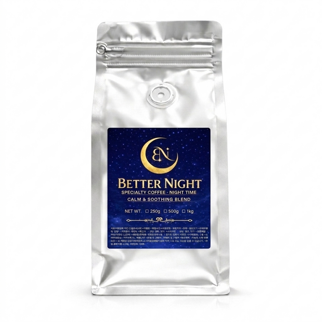 베럴나잇 딥초코 다크블렌드 커피원두, 1개, 1kg, 홀빈(분쇄안함)