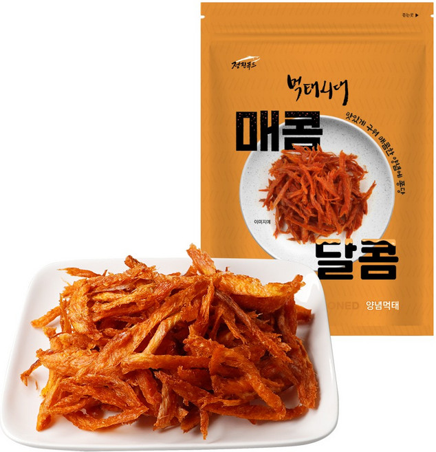 정진푸드 먹태시대 매콤달콤 양념먹태 300g 대용량, 1개