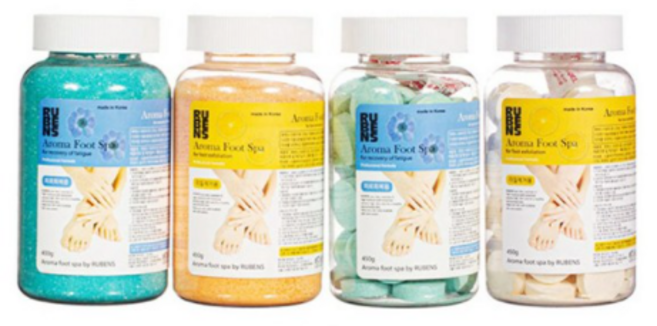 루벤스 아로마 풋 스파 족욕제 각질제거용/피로회복용, 피로회복용(가루), 1개입, 1개